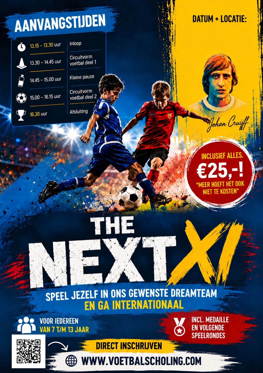 GEEN CIOS, wel Voetbalevenement NEXT XI 21 oktober 2026