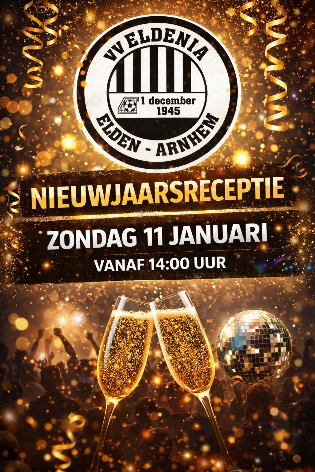Nieuwjaarsreceptie vv Eldenia